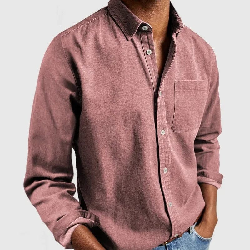 Caleb | Classic Button-Up Shirt, Versatile Fit