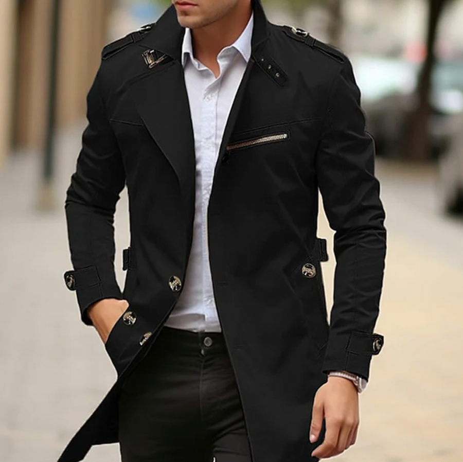 Elliot | Classic Elegant Overcoat