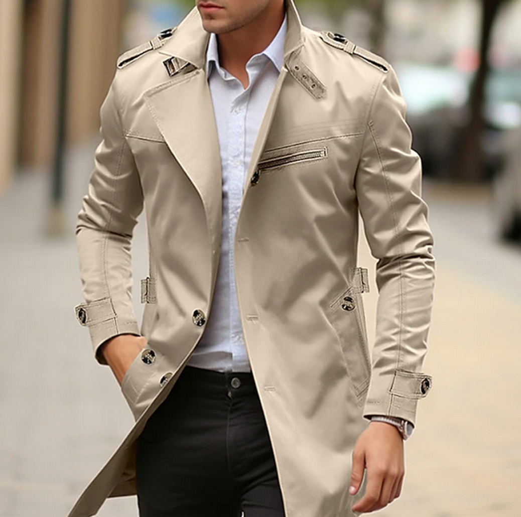 Elliot | Classic Elegant Overcoat