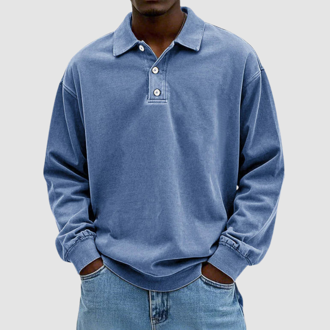 Calvin | Classic Cotton Long Sleeve Shirt
