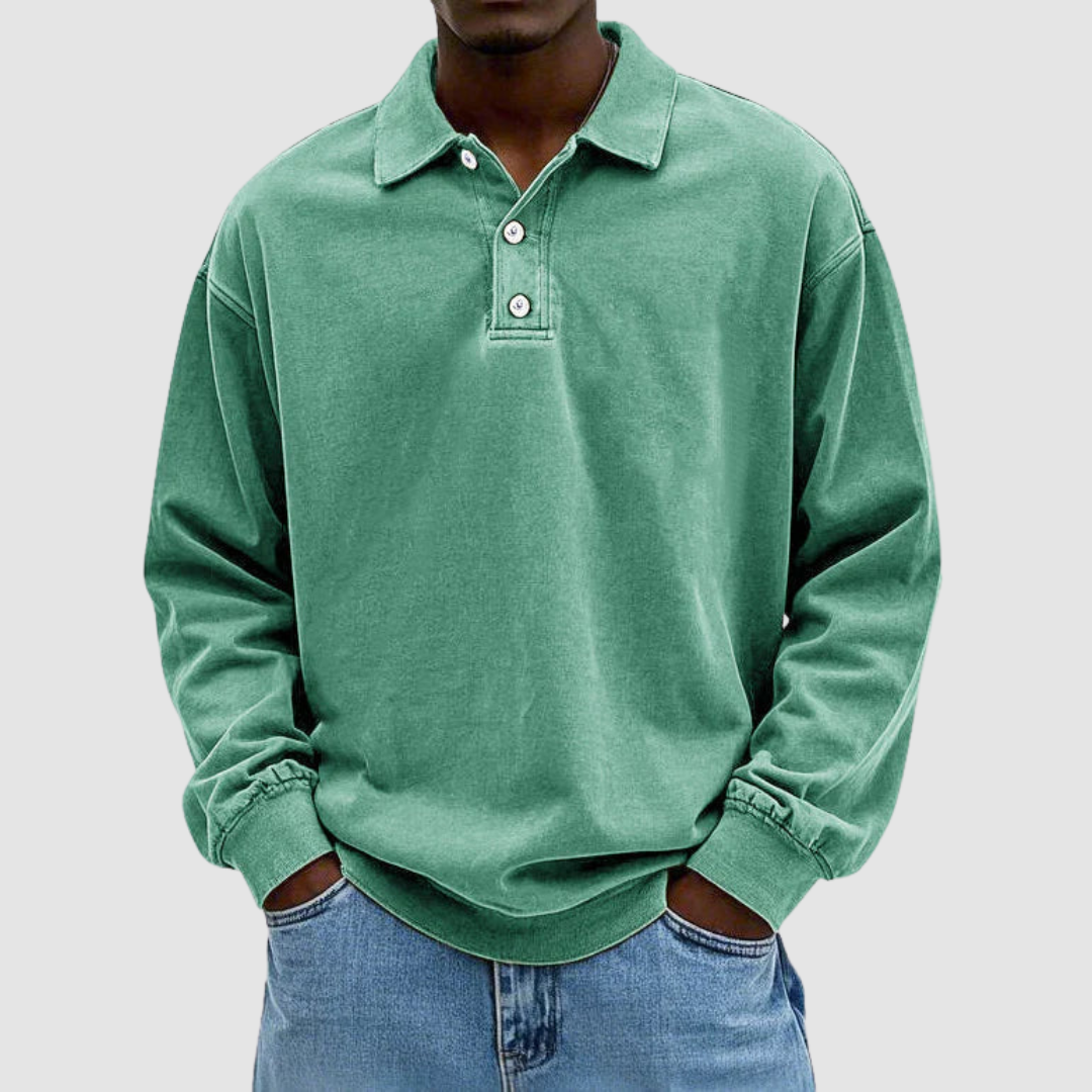 Calvin | Classic Cotton Long Sleeve Shirt