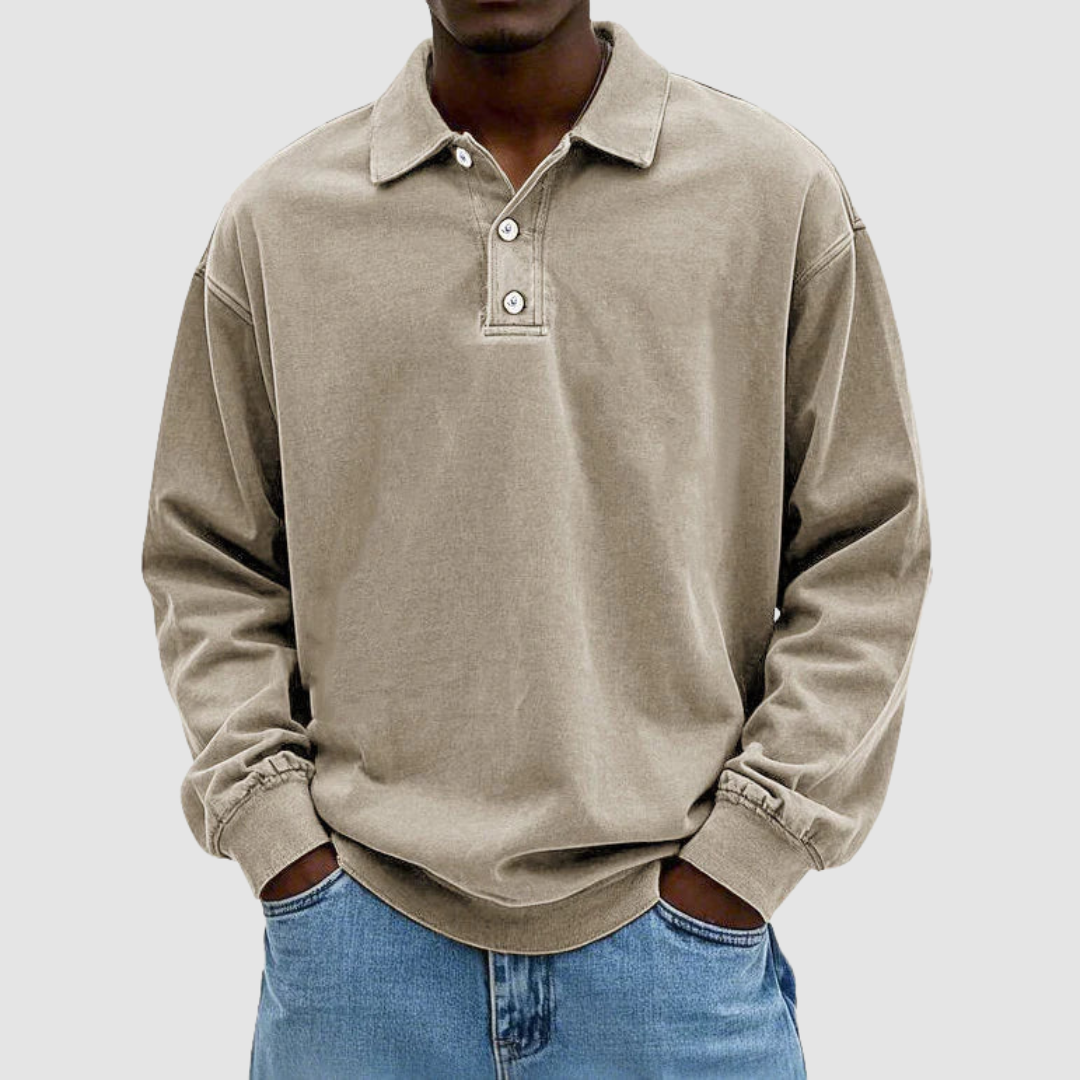 Calvin | Classic Cotton Long Sleeve Shirt