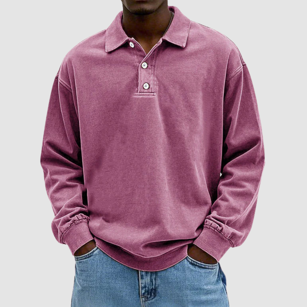 Calvin | Classic Cotton Long Sleeve Shirt