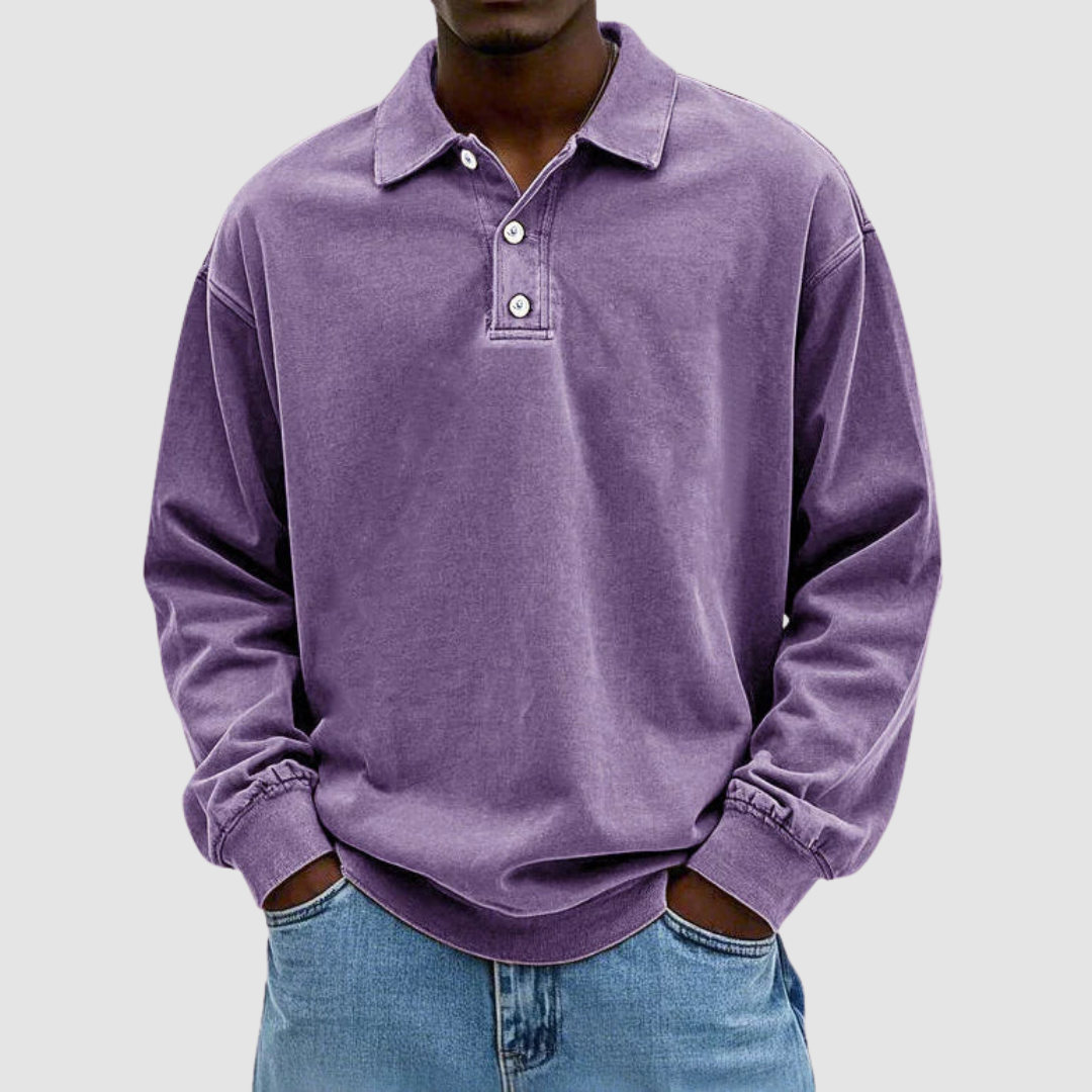 Calvin | Classic Cotton Long Sleeve Shirt