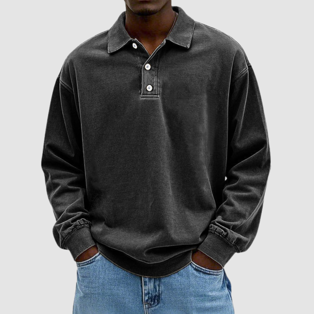 Calvin | Classic Cotton Long Sleeve Shirt