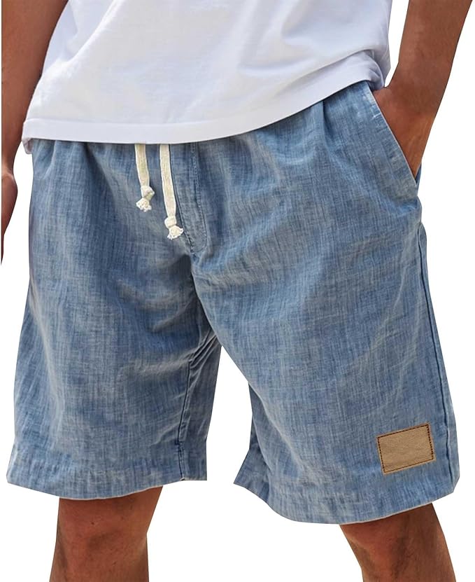 Luke | Men's Relaxed Casual Lace Shorts for Summer
