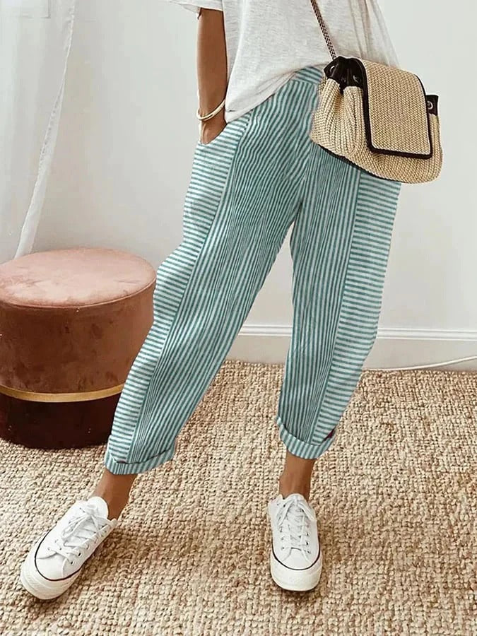 Gabriella | Striped Pants