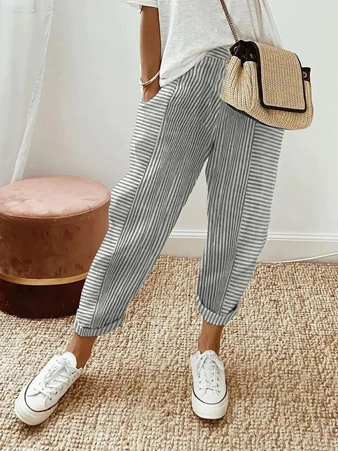 Gabriella | Striped Pants