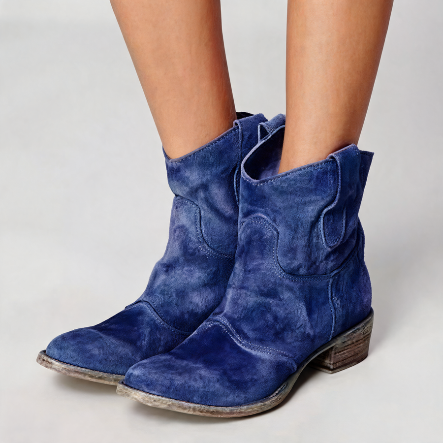 Natasha | Cotton and Suede Everyday Boots