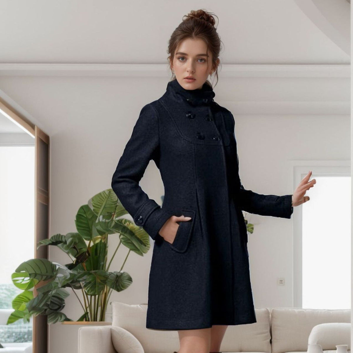 Colleen | Warm Wool Coat for Timeless Fall Style
